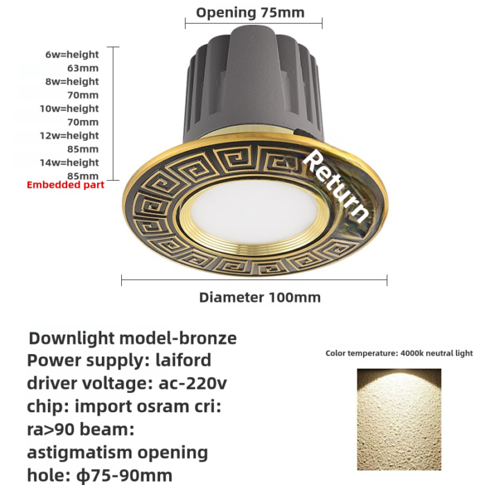 T168 Downlight - Image 3