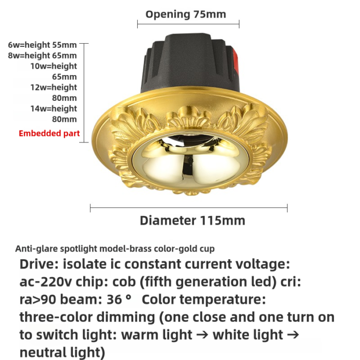 T001 Downlight - Image 2