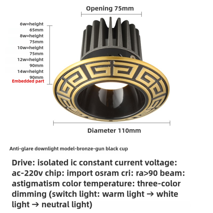 T108 Downlight - Image 3